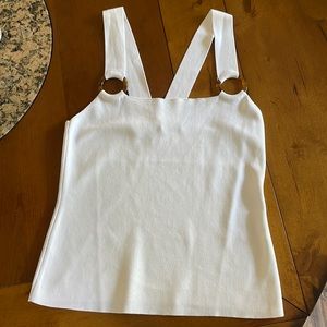 White summer tank top